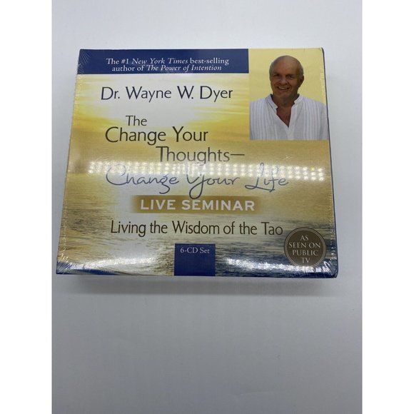 New Dr. Wayne W. Dyer Change Your Thoughts Change Your Life 2007 Book And CD Set - Picture 5 of 6